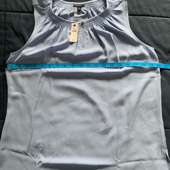 Top TALBOTS size M color blue - Picture 6 of 7